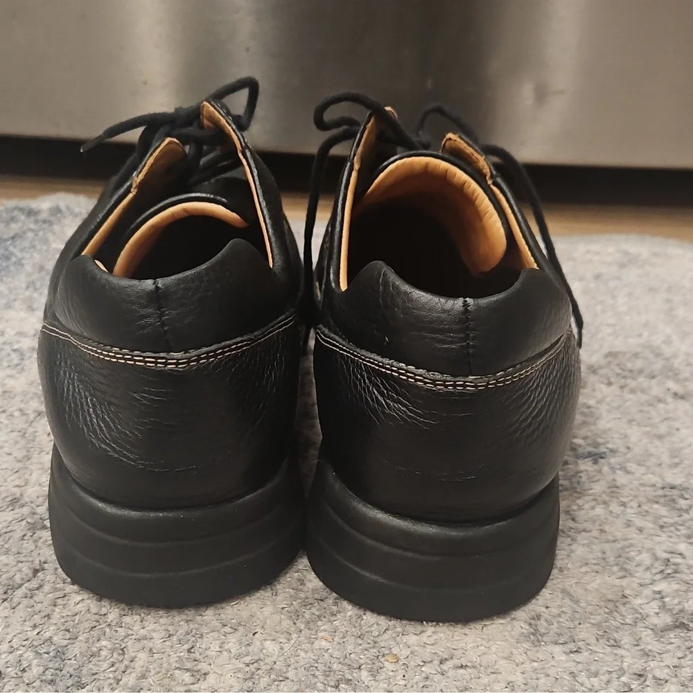 Johnston & Murphy Black Leather Lace-Up Oxford Men's Casual Shoes Size 11